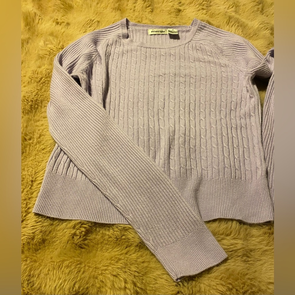 Energie lilac pullover sweater